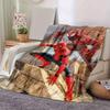 Spider-man Süß Bedruckte Decke Rechteckig Weich Bequem Moderner Stil Polyester