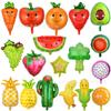Mexican Summer Party Decorated Fruit Balloon Tropical Cactus Pineapple Watermelon Taco Strawberry Aluminum Balloon