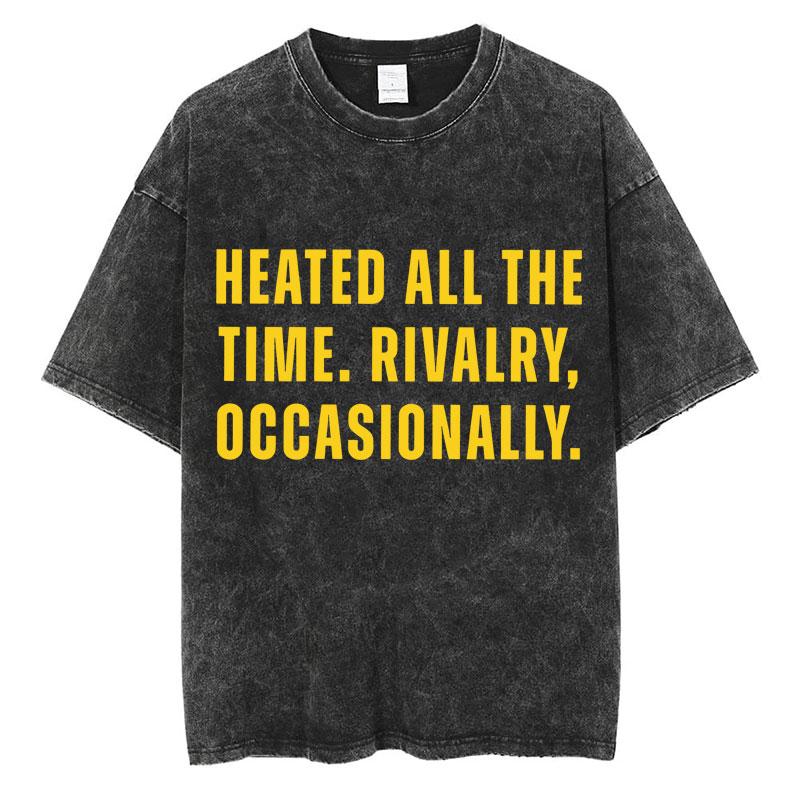 Washed Heated Rivalry Hollander Ilya Graphic T Shirt Men Women Fashion Vintage Yk T Shirt Cotton Oversized Casual T Shirts