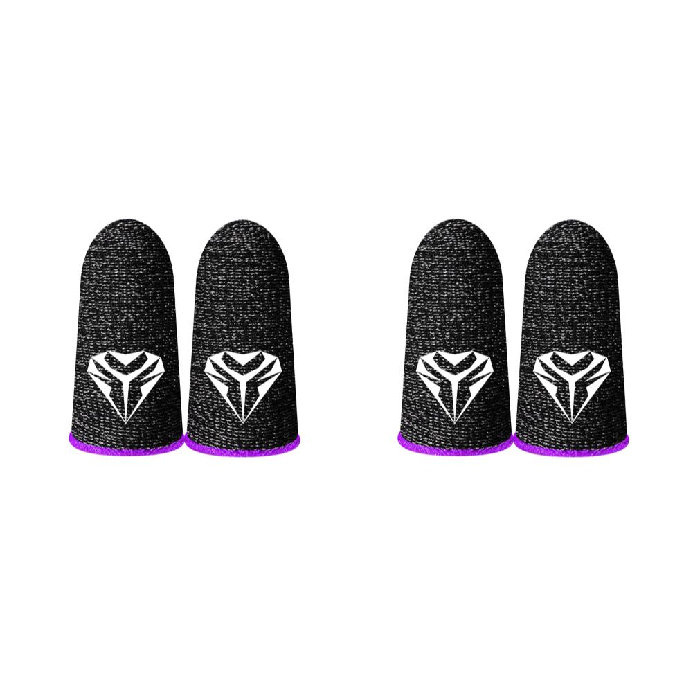 2-10Pcs Mobile Game Fingertip Gloves Sweatproof Anti-slip Touch Screen Finger Sleeve Breathable Gaming Fingertip Cover for Gamer