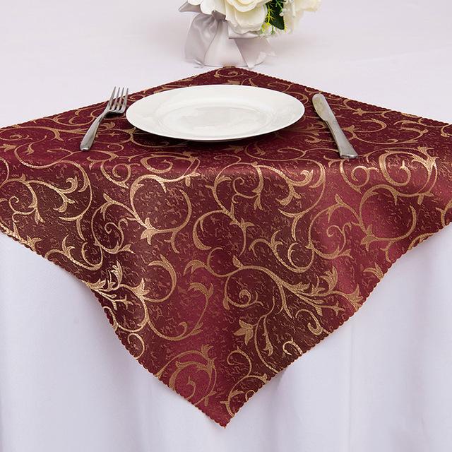 Factory Price Reusable Napkins Table Cloth Polyester Serving Napkin Dish Mat Cutlery Hotel Dinner Home Wedding Decoration