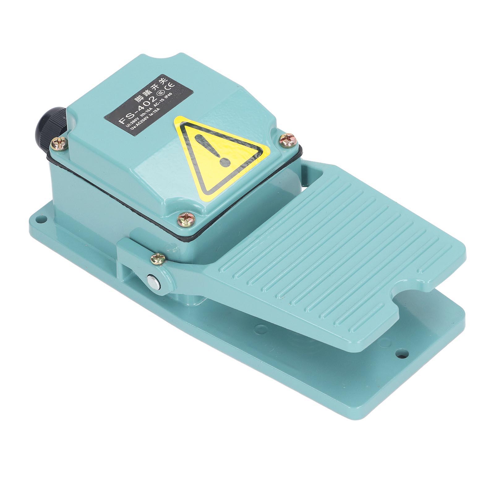 

Foot Pedal Switch Metal Non Slip On Off Controller Switch 250V for Automation Control