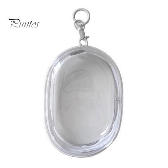 

1/2 шт. дата-кабель зарядное устройство чехол органайзер для наушников легкий дизайн легкий доступ прозрачный портативный ящик для хранения белый