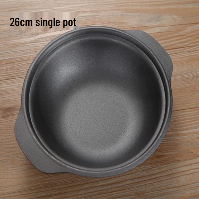 Huang Men Ji Clay Pot - Cast Iron Rice & Chicken Pot, Crispy Rice Pot, Burn-Resistant Hot Pot