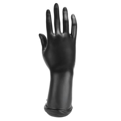 Resin Mannequin Hand Finger Jewelry Ring Bracelet Display Holder Rack(Resin Black)