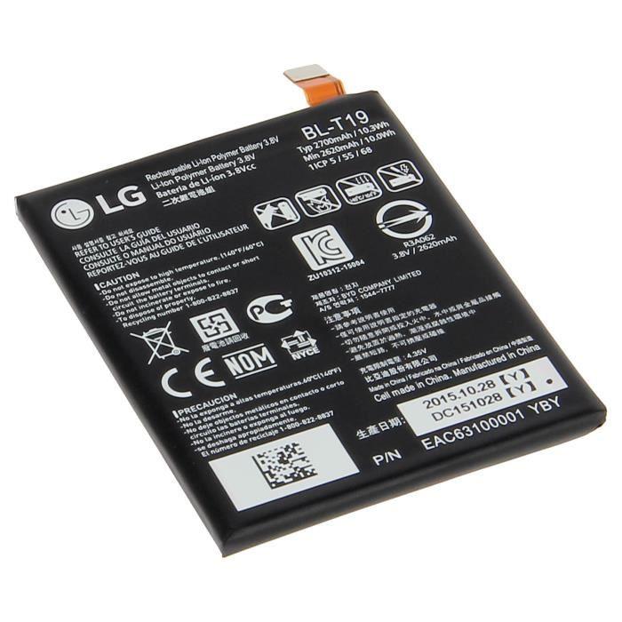Batterie - LG - BL-T19 - 2700mAh - Compatible Nexus 5X - Li-ion