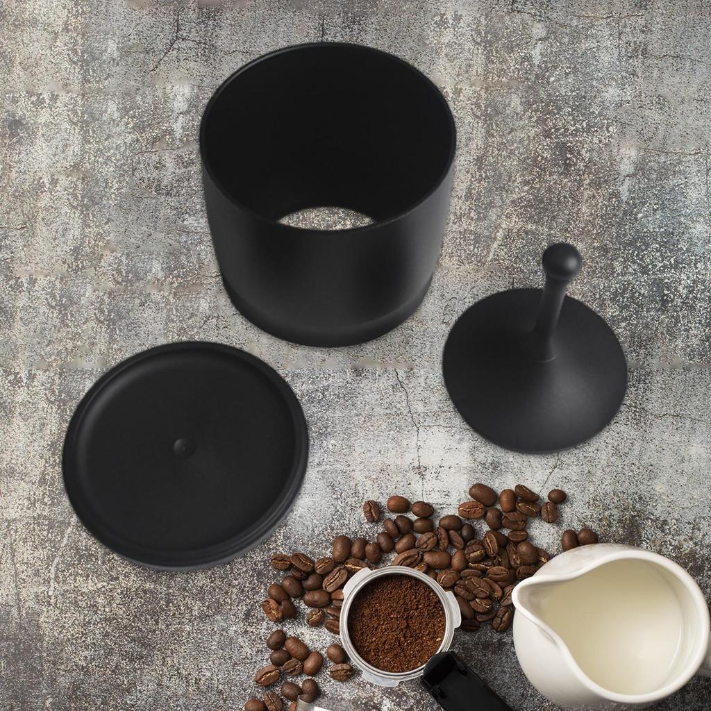 Proti létajícímu prachu Šálek na prášek Dávkovací kroužky Lis 58mm Odnímatelný design Podávací část pro kávu