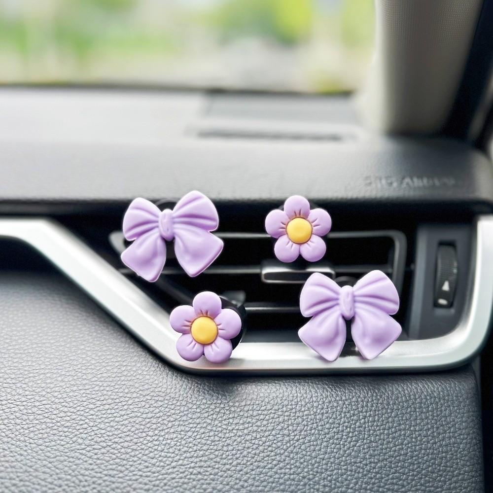 Bow Knot Design Car Air Vent Clips 8PCS Multi-Pack Dashboard Decorations  For Automobile Truck