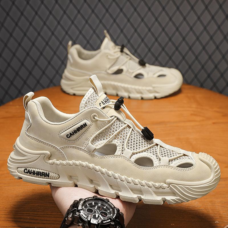 Men's Shoes Sandals Men's Casual Shoes Summer Hollow Outdoor Creek Beach Hole Wading Shoes