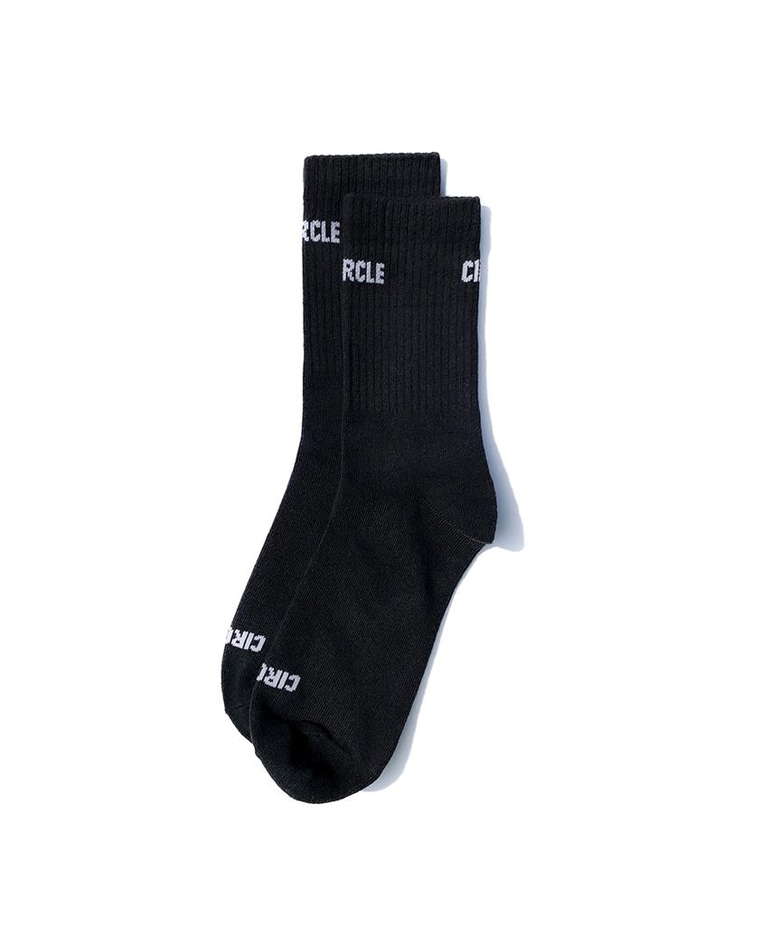 Sseokeul Small Logo Socks (Black)