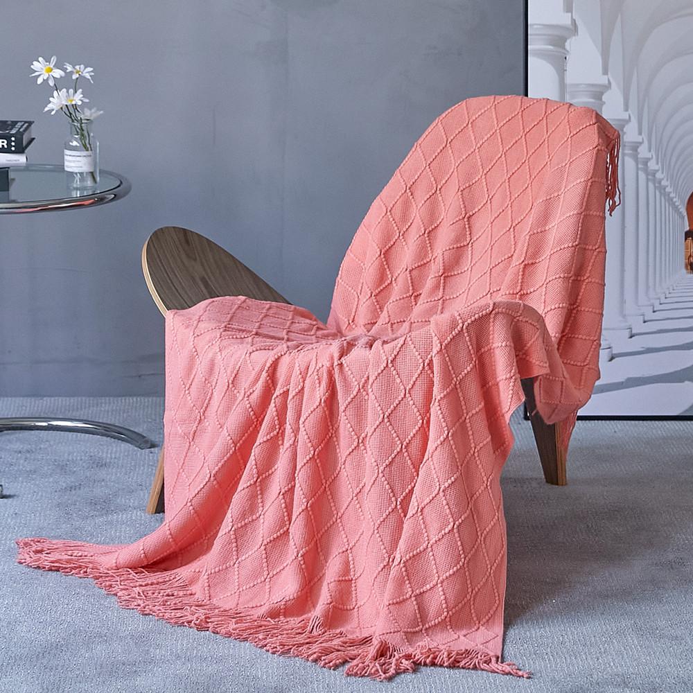 Nordic Knitted Throw Thread Blankets On the Bed Sofa Throw Travel TV Nap Blankets Soft Towel Bed Plaid Tapestry
