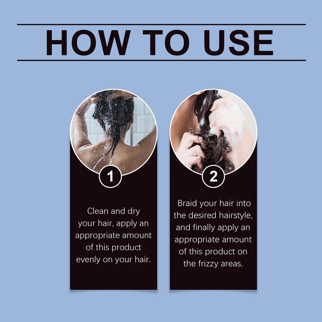 Edge Control Braid Styling Gel Control Frizz and Edges Gel Smooth Hair Wax Frizzy Hair Edge Styling Gel 100g