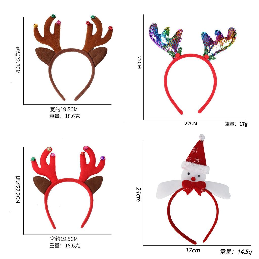 Entzückendes Weihnachts-Hirschgeweih-Stirnband Festliches Verkleidungs-Haarband für Kinder