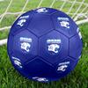 AFC Leopards Indoor Soccer Ball Colorful All Ages Size 5 Machine Stitched PVC Competition Ready Durable High-Bounce
