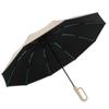 Sun & Rain 16-Rib Reverse Windproof UV Protection Umbrella