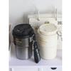 Große Thermoskanne für Damen, Gut aussehender Eisbecher, Tragbarer Auto-Kaffeebecher, Wasserflasche für Sport im Freien, Teetasse