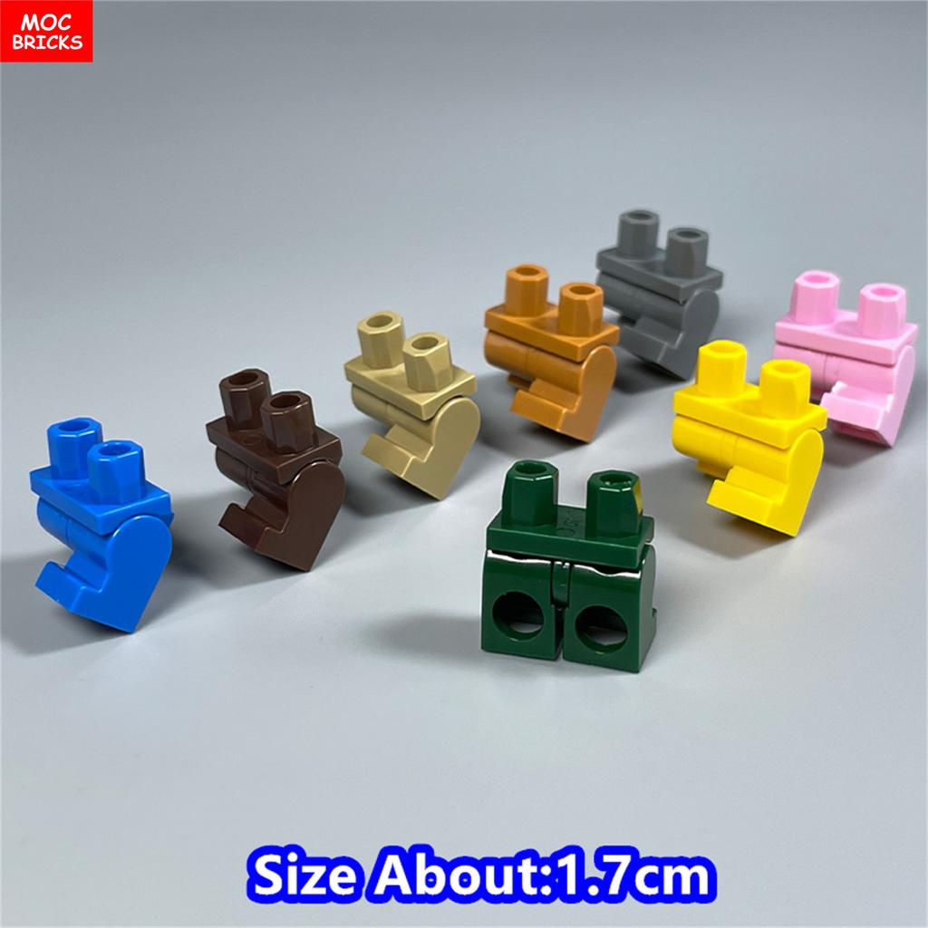 Ungiftig 8 Stück Moc Steine 17mm Hose Bewegliche Kurze Beine 970Cm00 Körperteil Tragen Modell Actionfigur Zusammenbauen Bausteine Spielzeug Geschenke