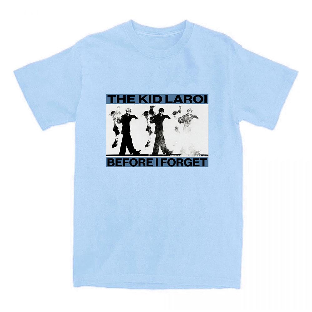 TKL Before I Forget Design Printed Unisex Tee THE KID LAROI Singer Printing T-shirt Short Sleeve Cotton Male Tshirt Graphic Tops