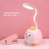 LED Desk Lamp USB Charging Eye   Flexible Color Night Light with Cute Chicken Base