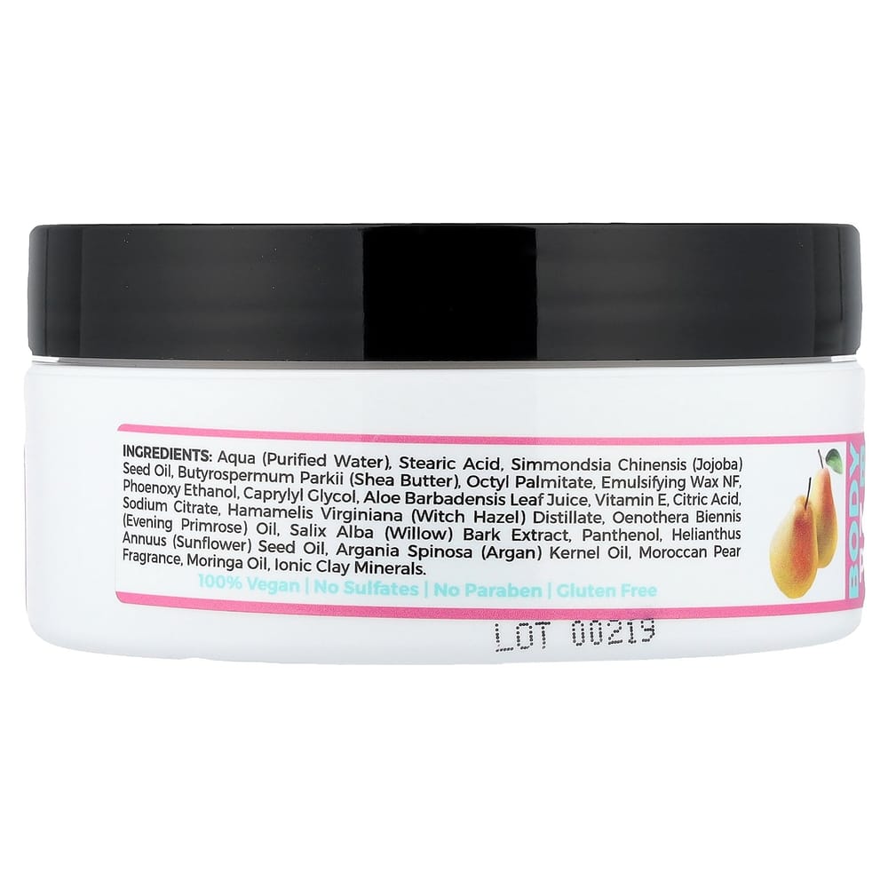 Zion Health Adama Argan Oil Infused Body Butter, Moroccan Pear, 4 oz (118 g)