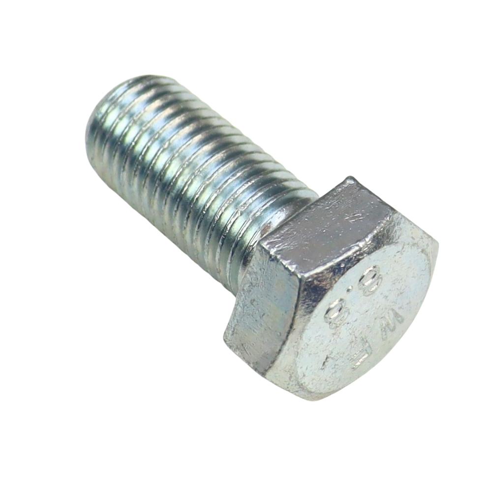 Śruba Z Łbem 6-Kątnym Pełny Gwint M16X35 Kl.8.8 Din933 Ocynk Biały
