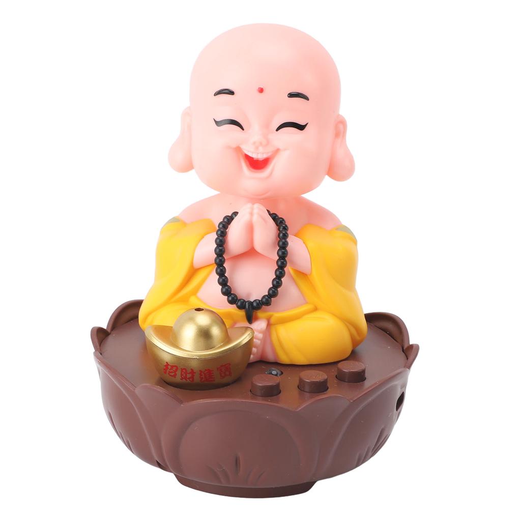 Glücklicher Buddha Statue mit Musik USB-Laden   Lautstärke Cartoon   Lachender Buddha Figur