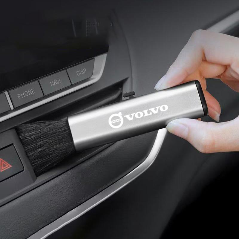 Car Interior Cleaning Soft Brush With Car Wash Towel Microfiber Cleaning Cloth For Volvo RDESIGN XC60 XC90 S60 S80 S60L V40 V60