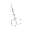 Eyelash & Eyebrow Trimming Stainless Steel Scissors - Curved Tip, Unisex Nose Hair Trimmer