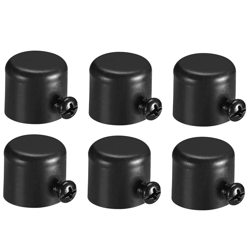 Roman Rod Round Iron Art Curtain End Cap - Decorative Head for 28/25/22/19 Mm Rods