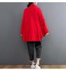 Women's Plus Size Irregular Big Size Tops Turtleneck Long Sleeve Patchwork Hoodie Sweatshirt with Pocket