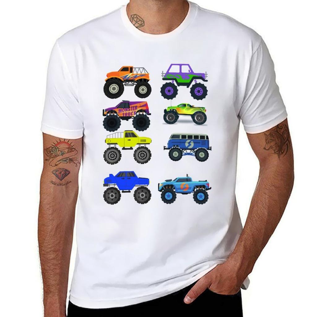 Monster Small Vehicles Tshirt T Shirt Unisex Plain Tshirt
