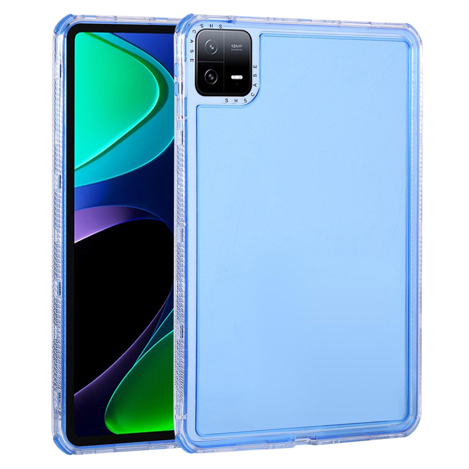 

Для Xiaomi Pad 6 Прозорий Чохол 3 в 1 ПК+ТПУ Протиударний Чохол для Планшета Blue