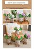 Peluche Flor de Loto - Adorno Creativo de Muñeco de Planta Verde