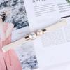 Elegant Vintage Pearl Waist Chain Belts Women's Sweater Jacket Hooks Elastic Slim Fit Leather Belt