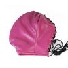 Lace Eye-Exposed PU Training Mask: Soft, Fully Wrapped Leather Restraint
