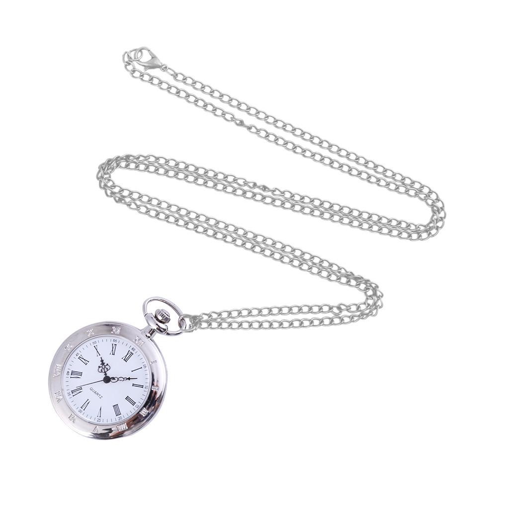 Men and Women Couple Pocket Watch Retro Quartz Hanging Table Commemorative Table
