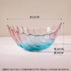 Flavinmci Crystal Glass Feather Fruit Bowl