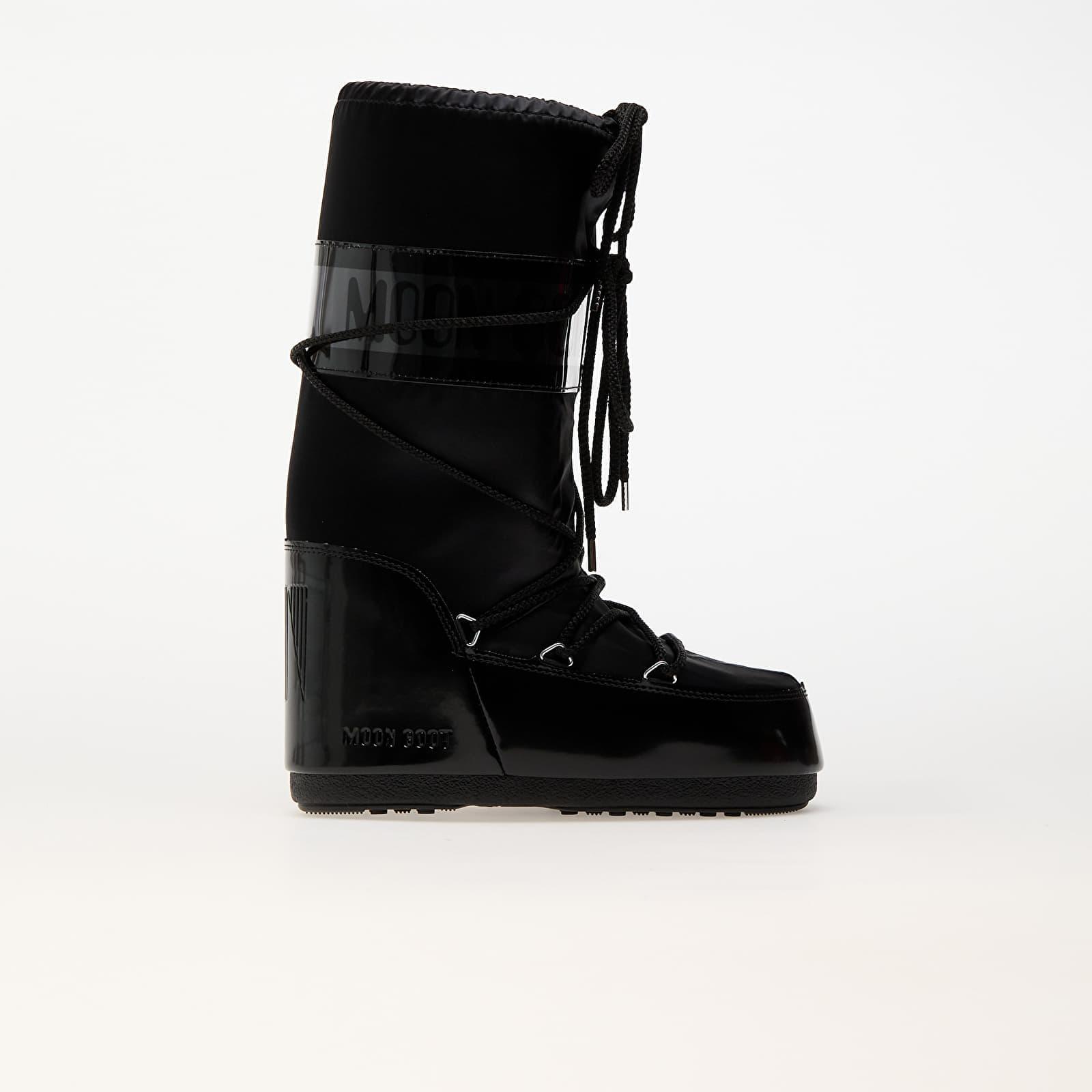 Moon Boot - Icon Glance Satin Boots - Shoes - Herren - Schwarzk - 39 Eu - Bild 9