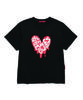 RXMC Melting Heart Graphic Short Sleeve T-Shirt_Black