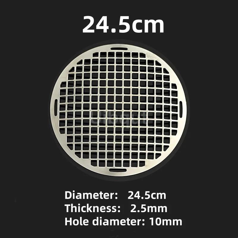 15 To 60cm Smooth Barbecue Round Cooling Baking Rack 304 Stainless Steel Wire Oven Grill  Sheet Circular BBQ Net Baking Grill