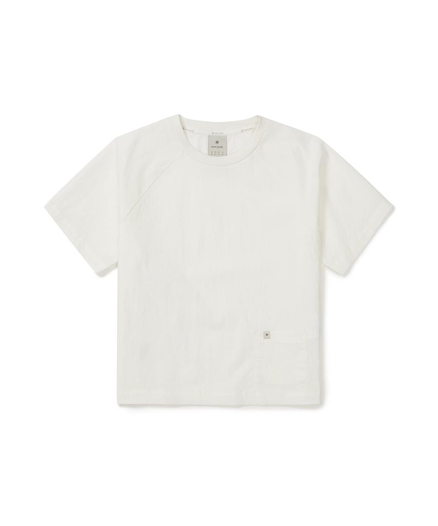 SNOWPEAK APPAREL Root Women'S Pocket Short Sleeve T-Shirt (S25Mwrts61) Off White