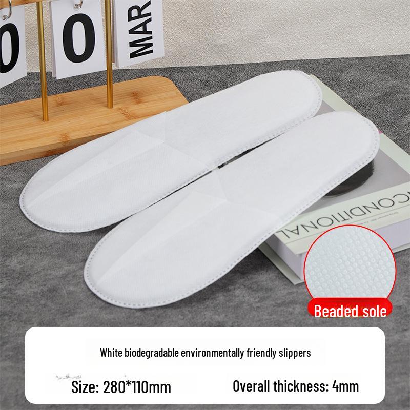 

Luxury Non-Slip Disposable Linen Slippers for Five-Star Hotels - Durable & Thickened for Hospitality & Travel