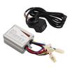 36V 500W Motor Speed Controller Finger Throttle Set Aluminum Alloy Electric Bike Conversion Kit for Electric Tricycle