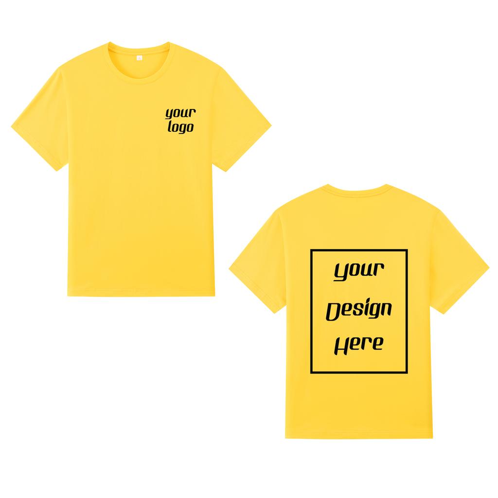 Streetwear Tilpasset Mønstertrykk T-skjorte Harajuku Casual O-hals Topp Korte Ermer Unisex 100% Bomull Gruppe T-skjorte