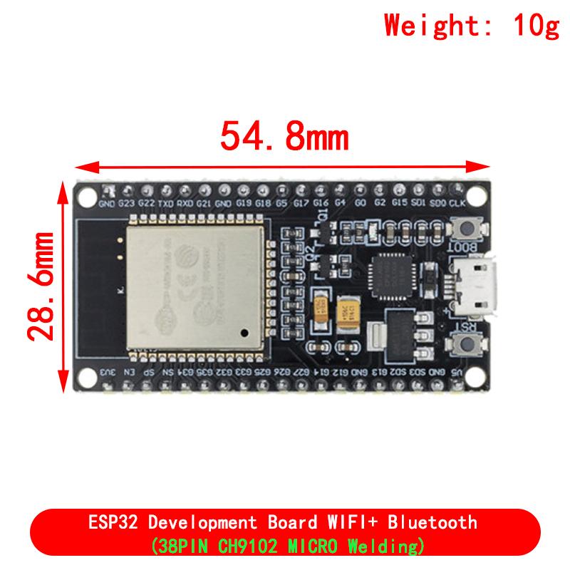 ESP32 Development Board CP2102 CH340C WiFi+Bluetooth Ultra-Low Power Consumption Wireless Module ESP32-WROOM-32 NodeMCU-32S