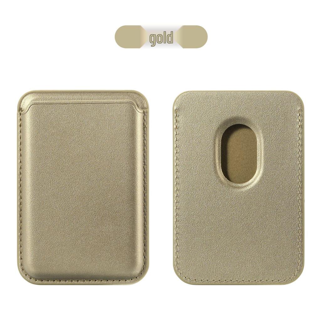 MagSafe Leather Card Holder for iPhone 17/16/15 - Strong Magnetic Sleeve