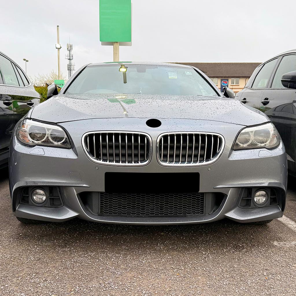 For BMW 5 Series F10 F11 520i 528i 535i 550i M Sport 11-17 Front Bumper Side Air Vent Trim Fog Light Intake Frame Cover Splitter