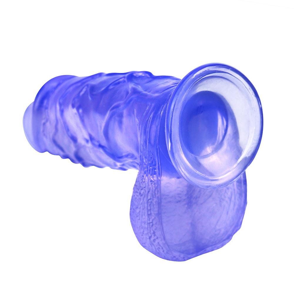 26cm Realistic Dildo with Powerful Suction  Penis Sex Toy Flexible G-spot Dildo with Curved Shaft and Ball Adult Products Sex