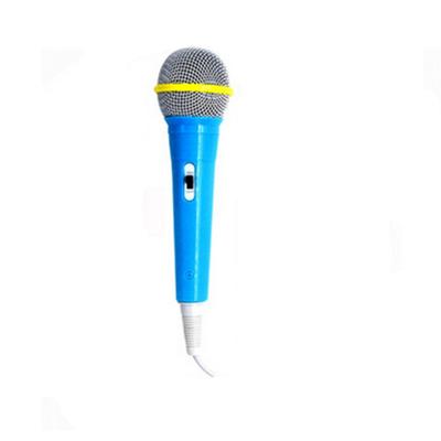 Kinder Kabelmikrofon Mikrofon Karaoke Singen Kind Lustiges Geschenk Musikspielzeug Blau