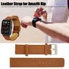 20mm Leather Strap Replacement Buckle Strap Wrist Band for   GTS 3 for GTS 2 for Bip S for Bip U